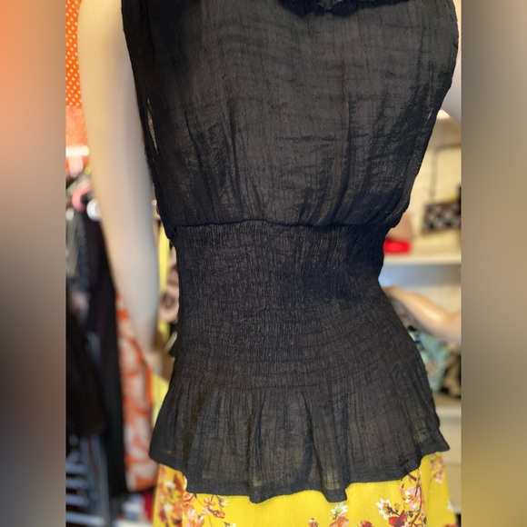 Black blouse size L - Picture 9 of 11